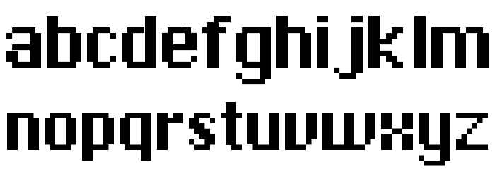 pix Chicago Font LOWERCASE