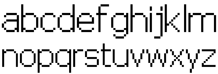 pix-PixelFJVerdana12pt Font LOWERCASE