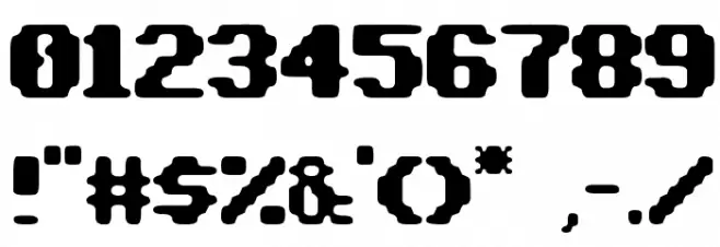 pix punk Font OTHER CHARS