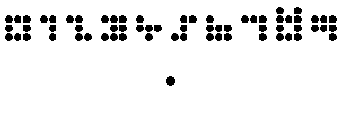 pixel plastique Font OTHER CHARS