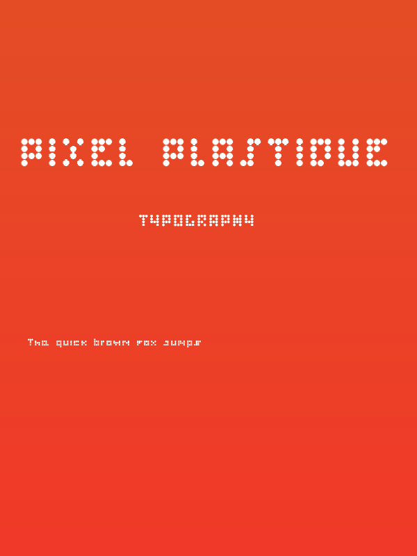 pixel plastique Poster