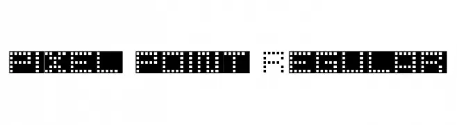 pixel point Regular  Fuentes Gratis Descargar