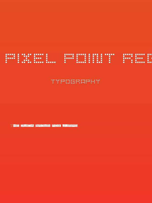 pixel point Regular Poster
