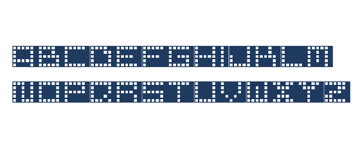 pixel point Regular Lowercase