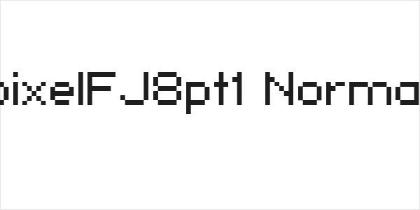 pixelFJ8pt1 Normal Logo