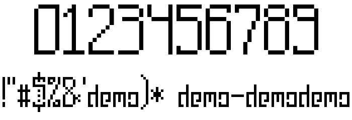 pixelanky CE DEMO Font OTHER CHARS