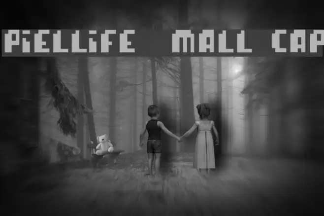 pixellife  small cap Font examples