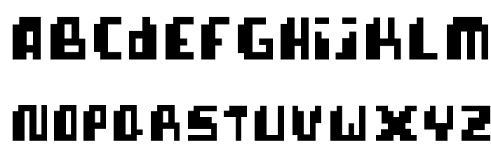 pixellife small cap Font LOWERCASE