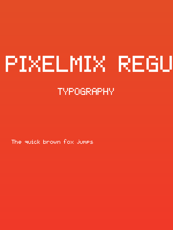 pixelmix Regular Poster
