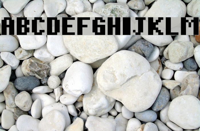 pixelmix bold Regular Font examples