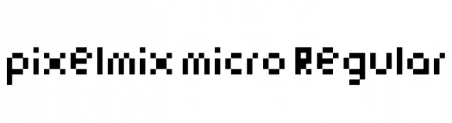 pixelmix micro Regular 