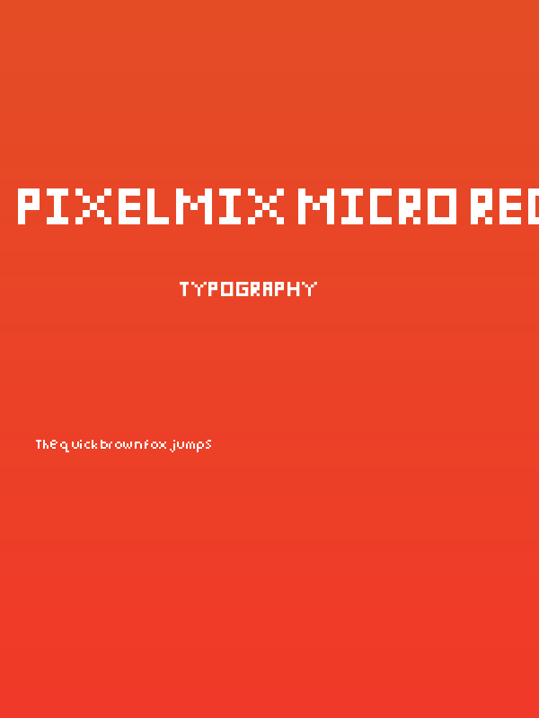 pixelmix micro Regular Poster