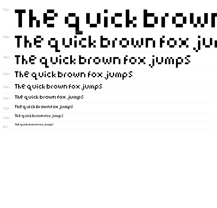 pixelmix micro Regular Waterfall