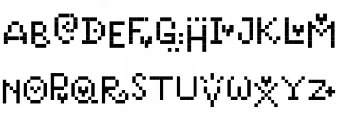 pixelpoiiz Шрифта ВЕРХНИЙ