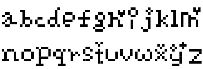 pixelpoiiz Font LOWERCASE