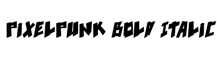 pixelpunk Bold Italic  font caratteri gratis