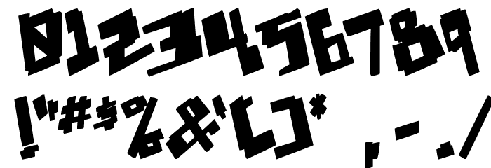 pixelpunk Bold Font OTHER CHARS