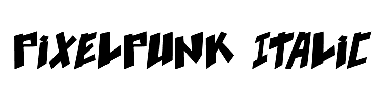 pixelpunk Italic  नि: शुल्क फ़ॉन्ट्स डाउनलोड
