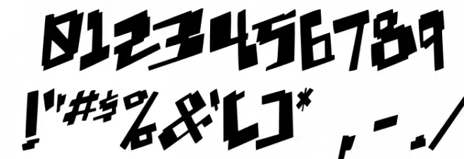 pixelpunk Italic Font OTHER CHARS