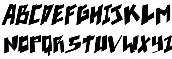 pixelpunk Italic Шрифта ВЕРХНИЙ
