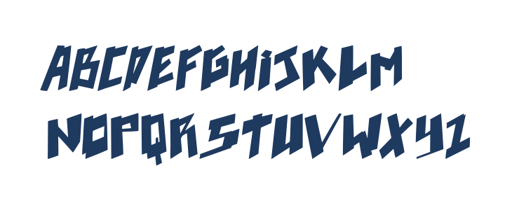 pixelpunk Italic Lowercase