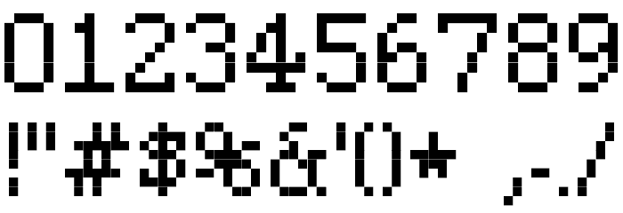 pixolde Font OTHER CHARS