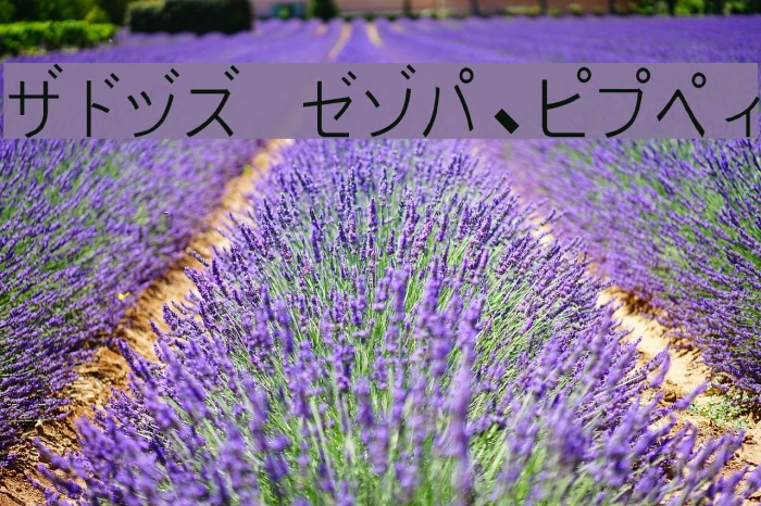 PJ Katakana Font examples