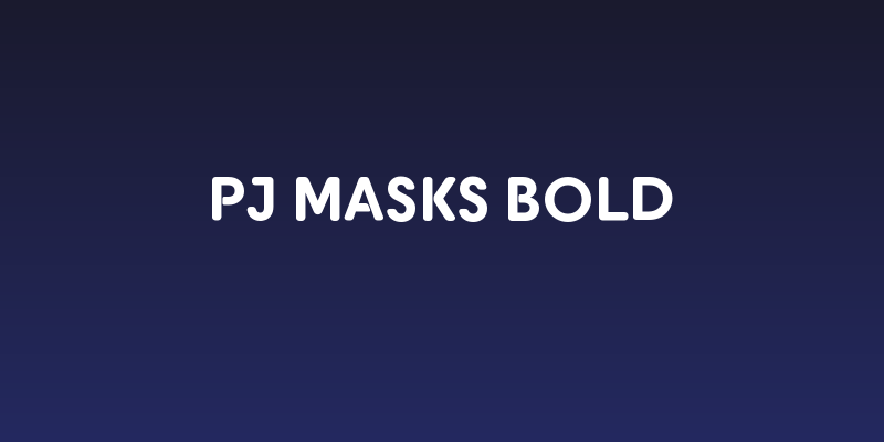 PJ Masks Bold Social Header