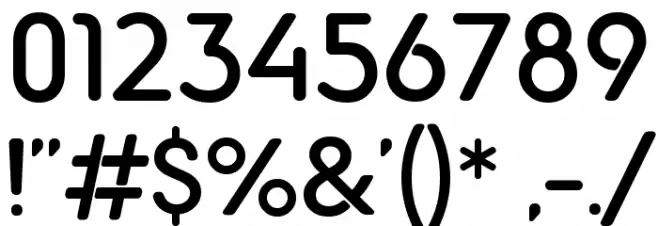 PJ Masks Regular Font OTHER CHARS