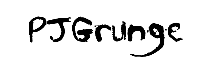 PJGrunge  Fuentes Gratis Descargar