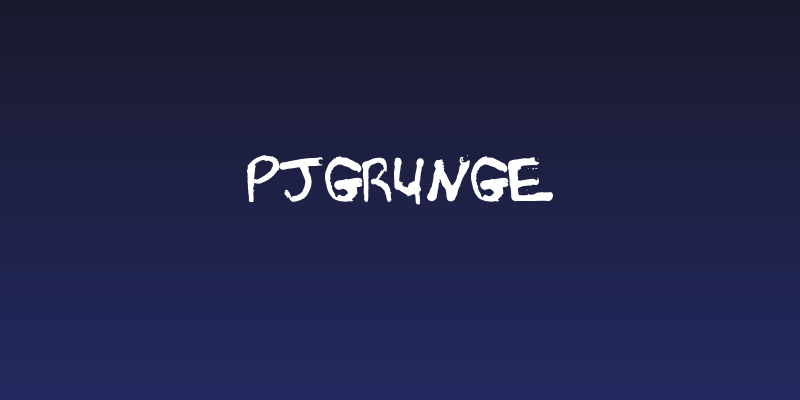 PJGrunge Social Header