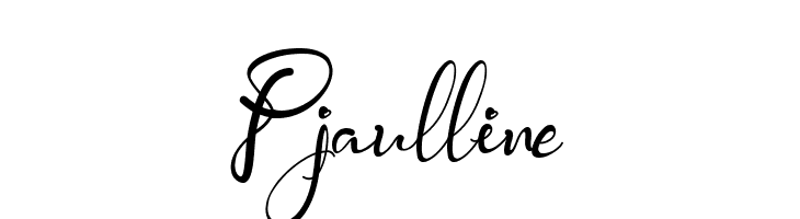 Pjaulline  font caratteri gratis