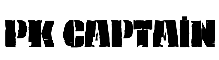 PK Captain  Frei Schriftart Herunterladen