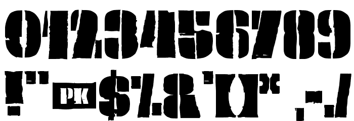 PK Captain Font OTHER CHARS