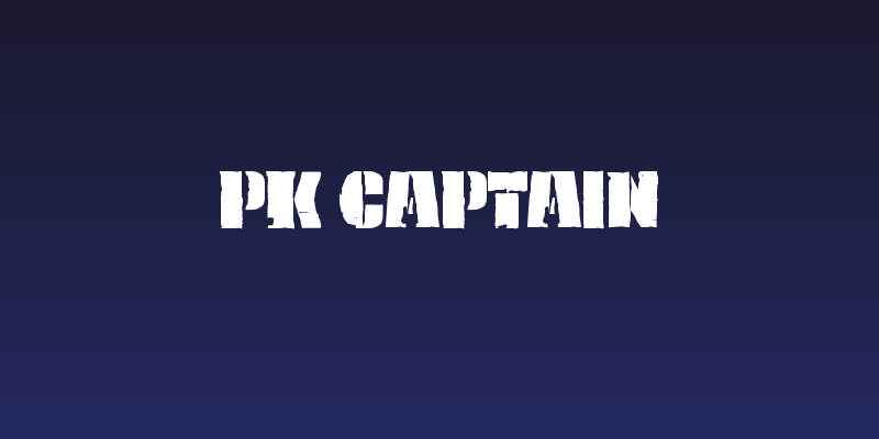 PK Captain Social Header
