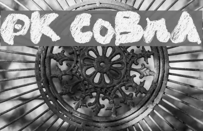 PK CoBrA Font examples