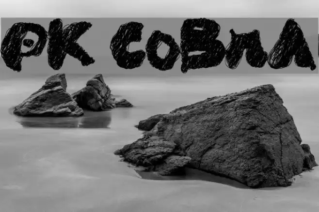 PK CoBrA Font examples