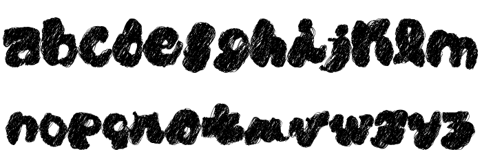 PK CoBrA Font LOWERCASE