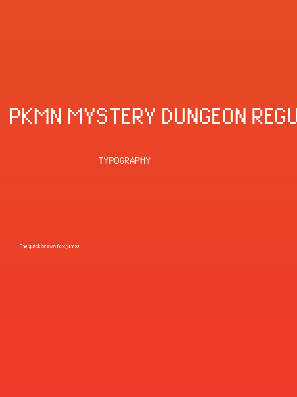PKMN Mystery Dungeon Regular Poster