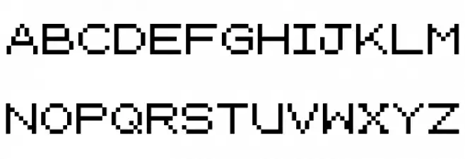 PKMN RBYGSC Regular 字体 大写