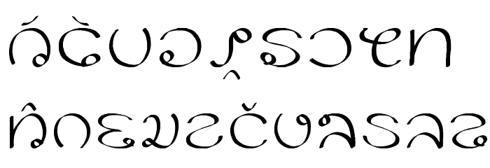 PK Font LOWERCASE