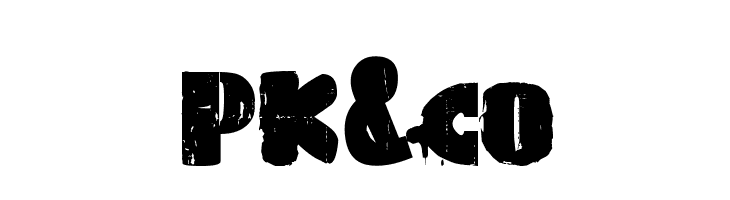 PK&co  フリーフォントのダウンロード