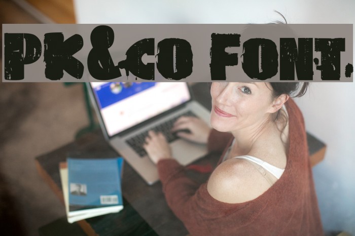 PK&co Font examples