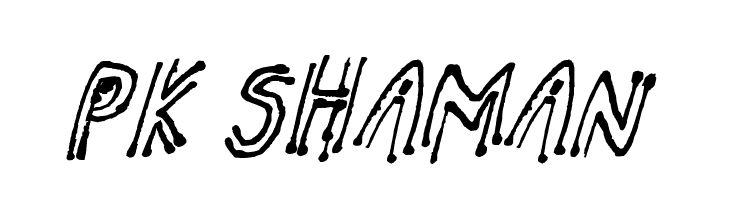 pk shaman Font