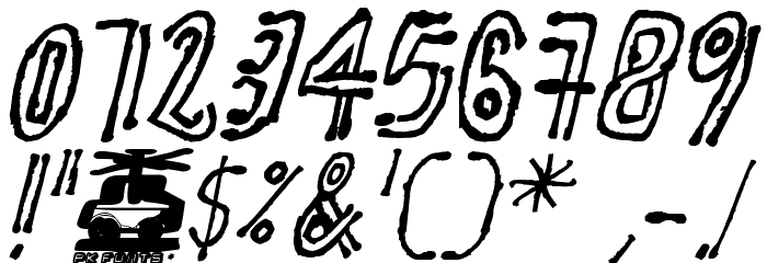 pk shaman Font OTHER CHARS