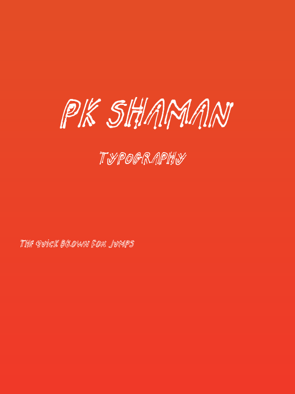 pk shaman Poster