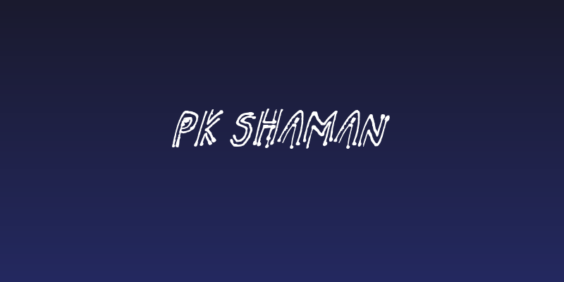 pk shaman Social Header