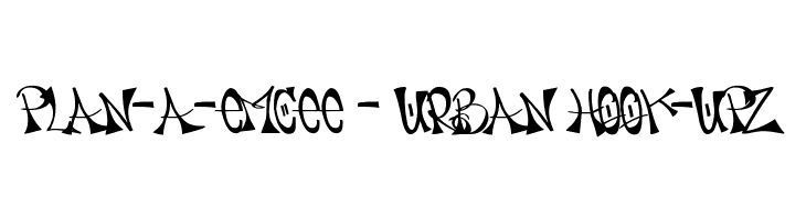 PLAN-A-EMCEE - URBAN HOOK-UPZ  les polices de caractères gratuit tlcharger