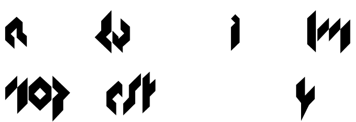 PLANET METROPOLIS Font LOWERCASE