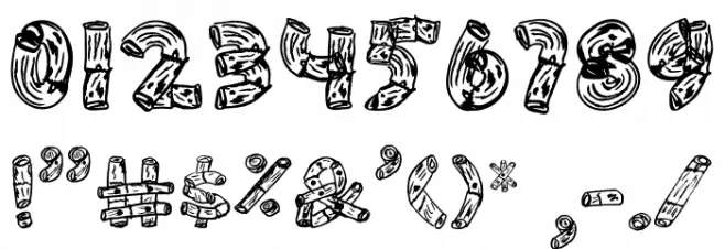 PLANTS DRAW Font OTHER CHARS